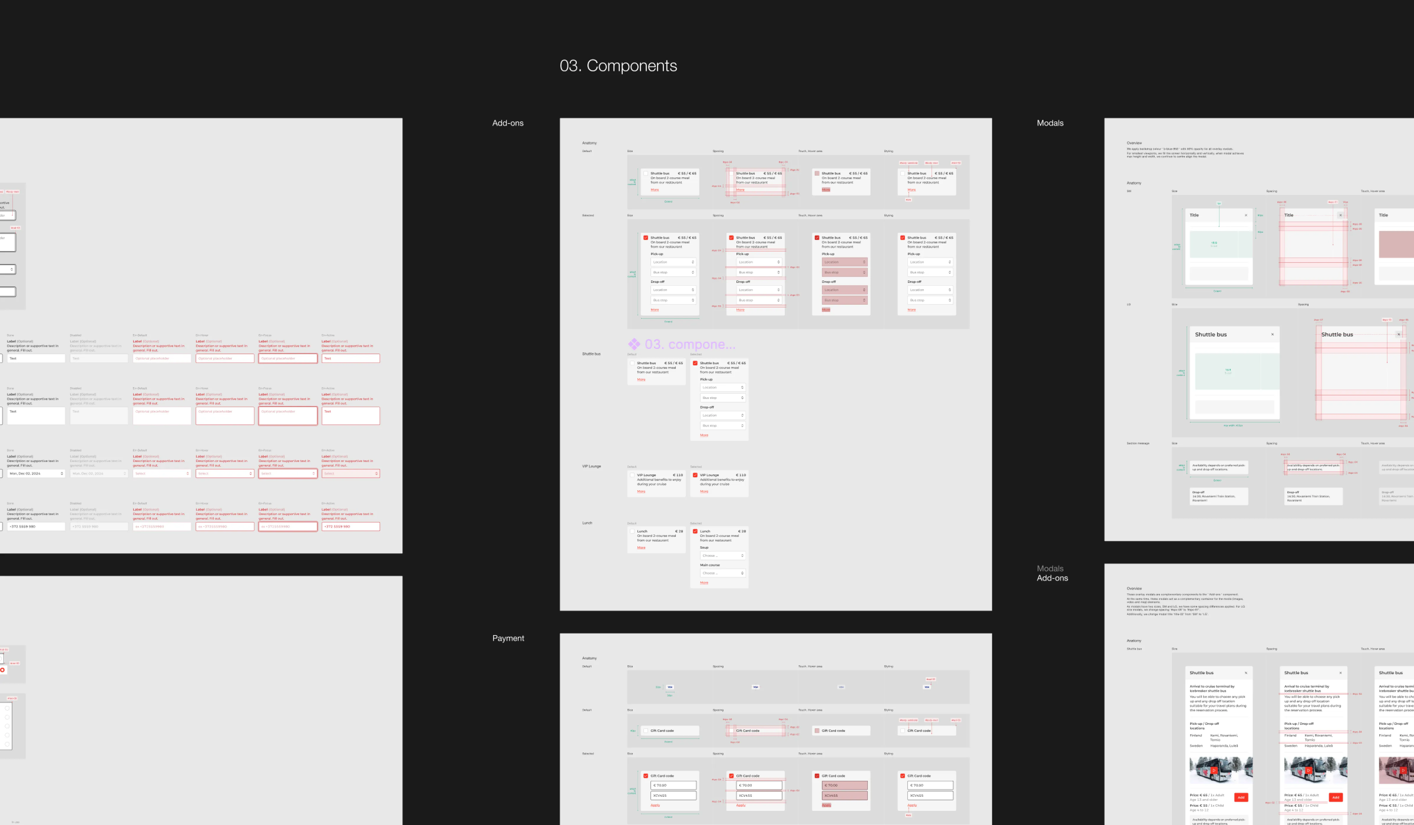 Design library components documentation